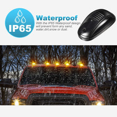 Partsam cab marker light front-back mounting holes support flexible installation.