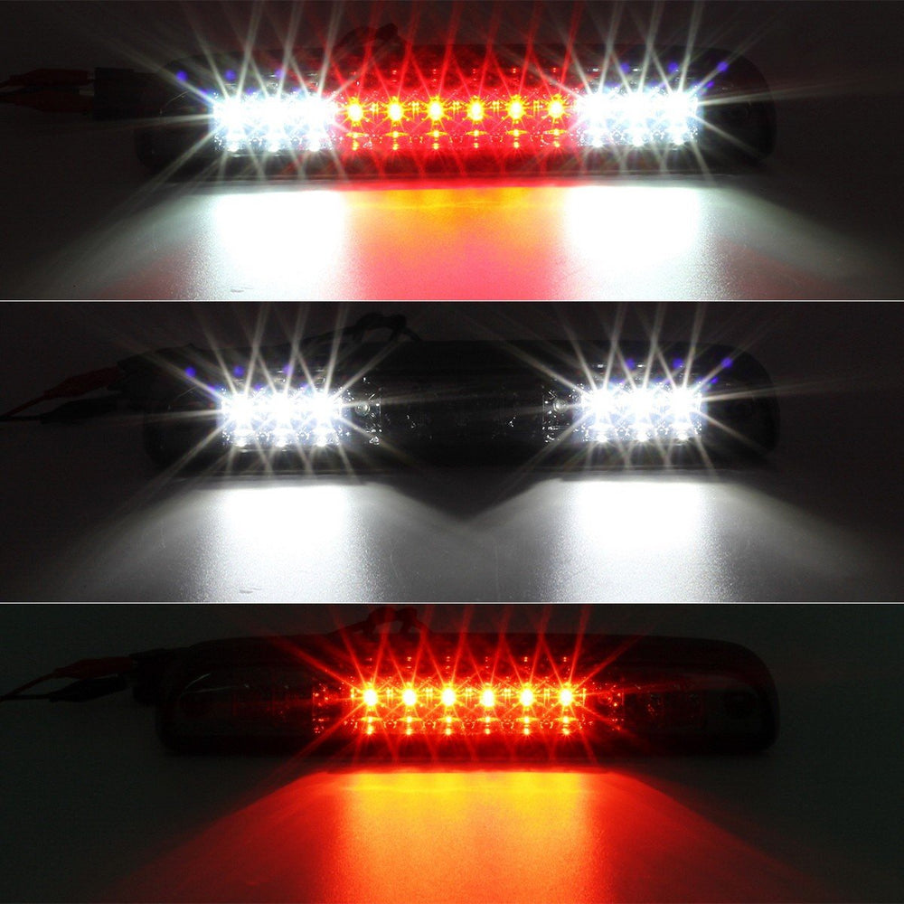 Partsam chrome housing close-up showing durable build and LED layout.