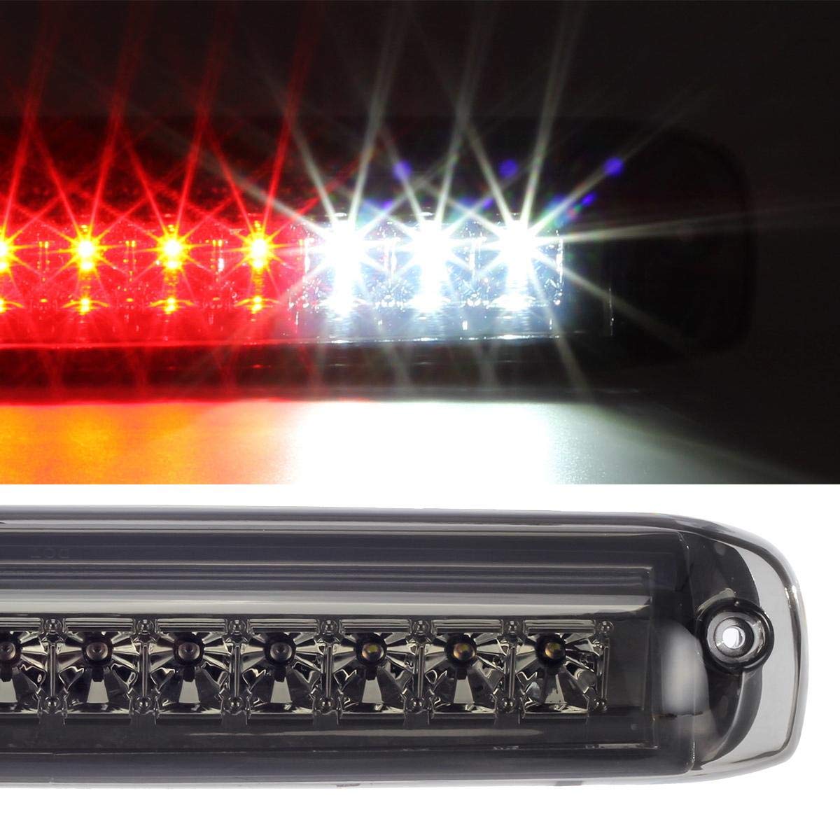 Partsam chrome housing LED brake light adds a sleek, modern look.