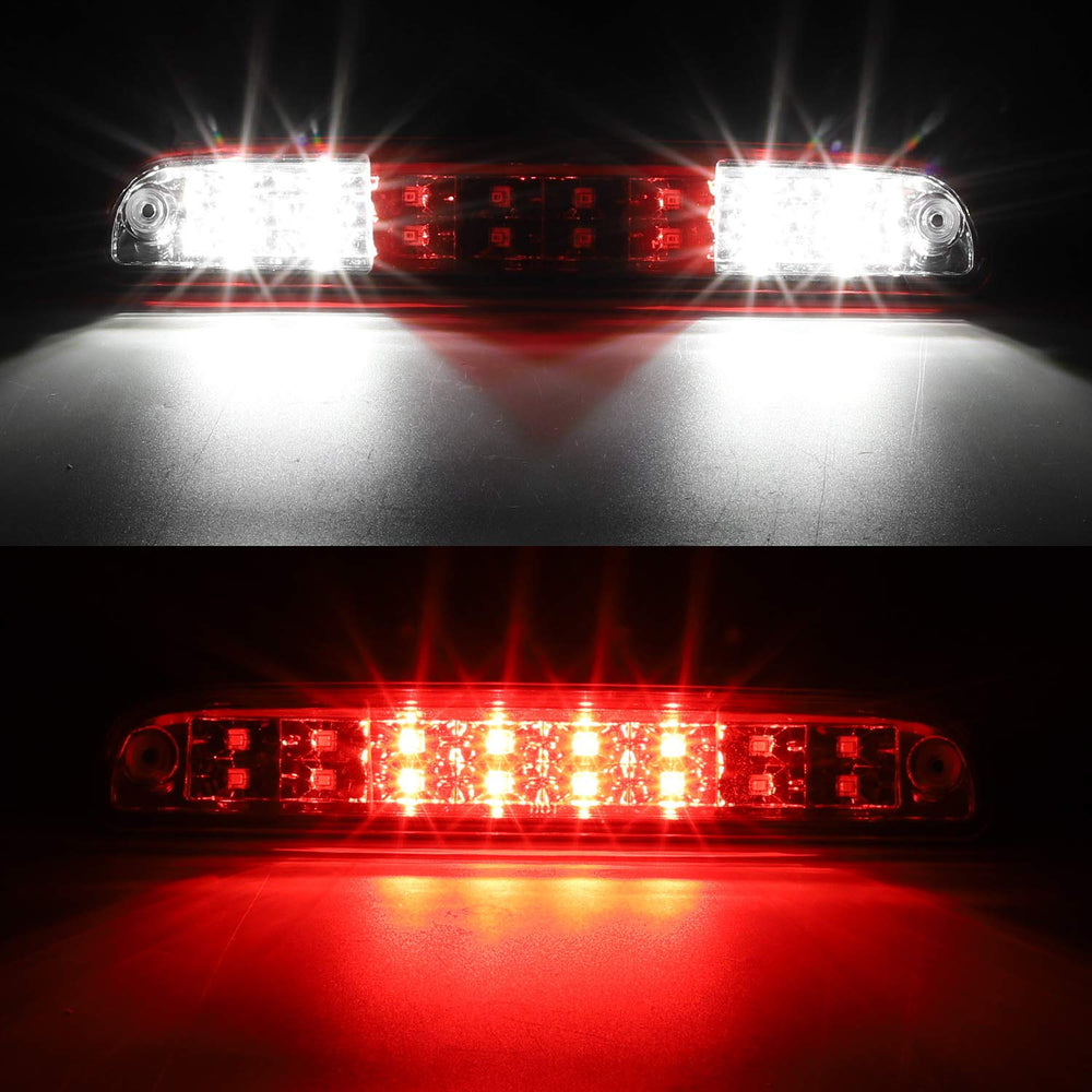 Partsam chrome housing and red lens improve rear visibility and signaling