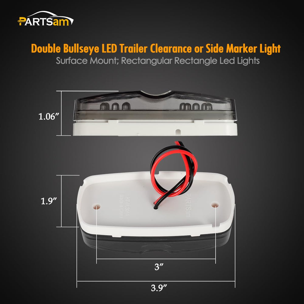Partsam double bullseye design combines classic styling with LED efficiency