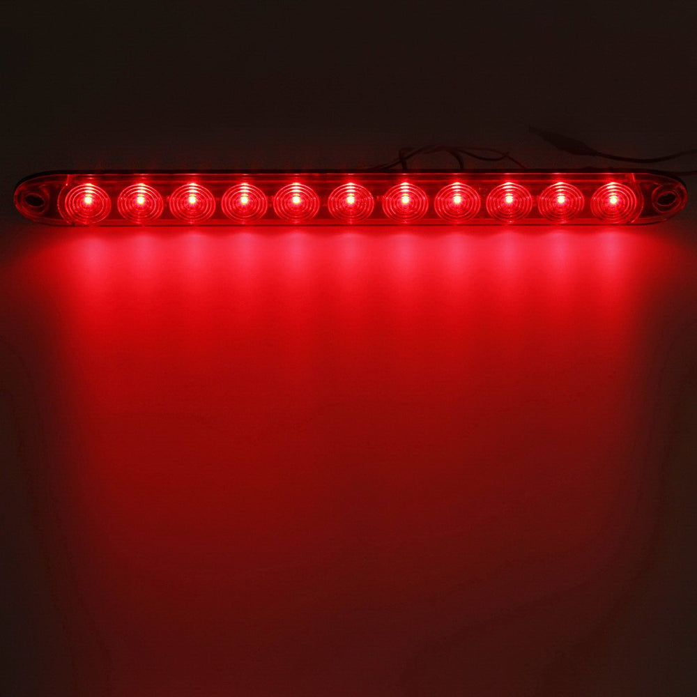 Partsam flange-mount stop-turn-tail light for trailers and RVs, weather resistant.