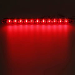 Partsam flange-mount stop-turn-tail light for trailers and RVs, weather resistant.