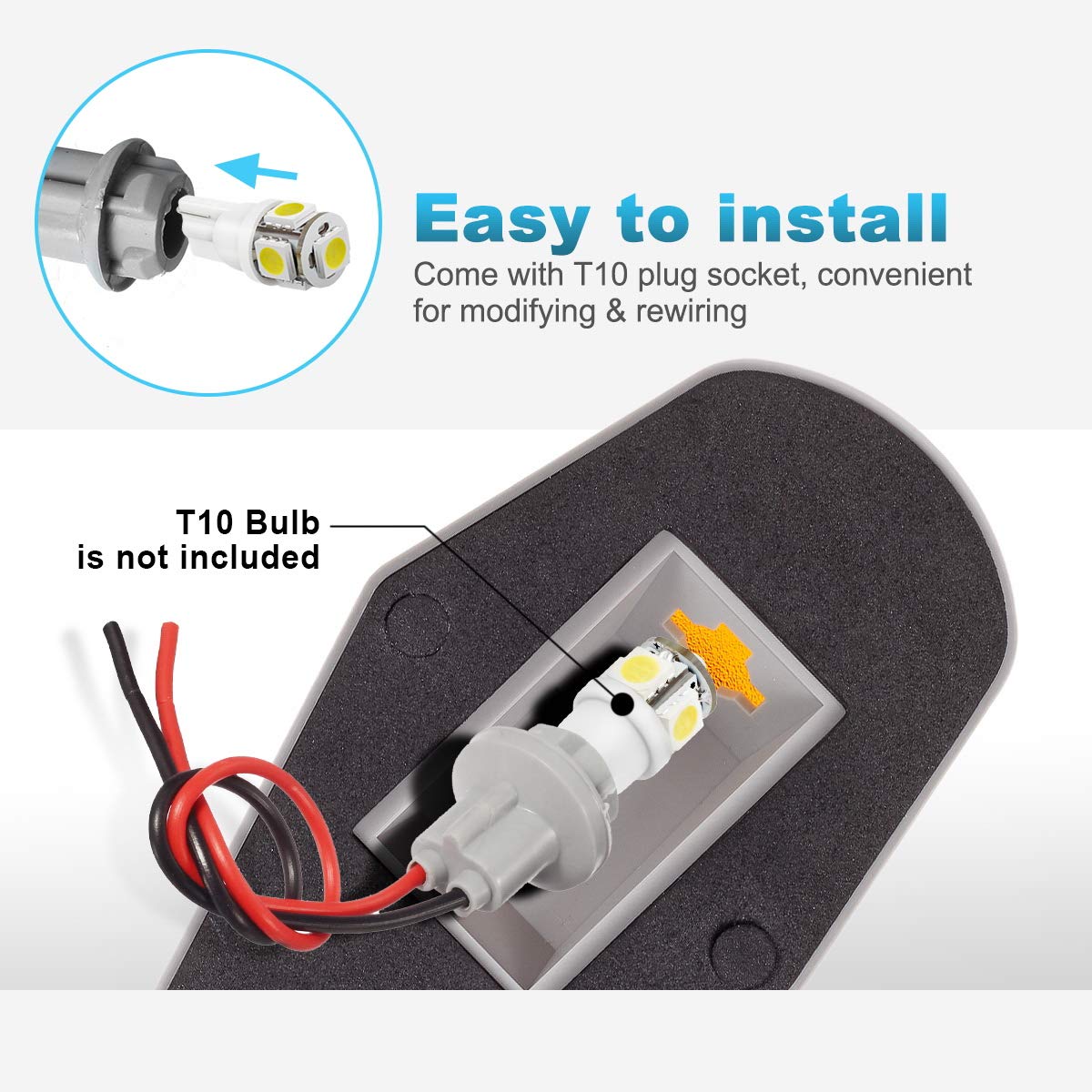 Partsam foam gasket seals prevent leaks around roof markers