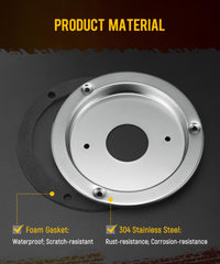 Partsam foam gasket aids waterproof, scratch-resistant installation behind the ring