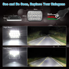 Partsam H6054 LED headlights installation-plug-play for easy upgrade