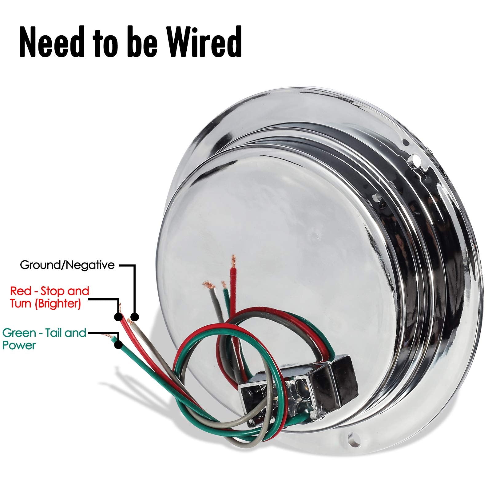 Partsam hardwired three-wire setup simplifies trailer installation
