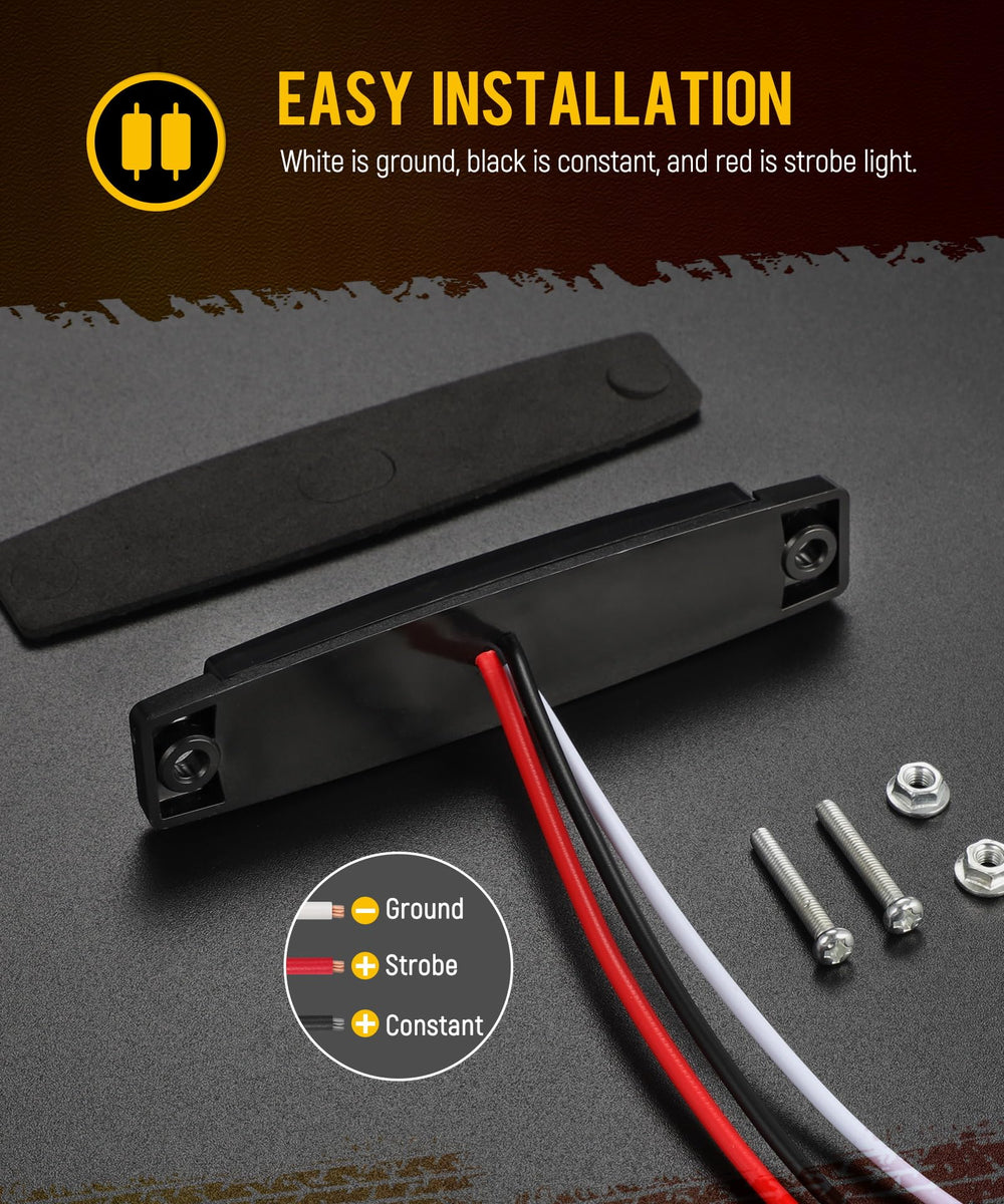 Partsam IP67 waterproof LED light withstands rain and mud.