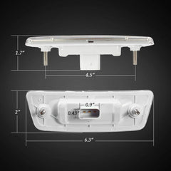 Partsam Kenworth T880 RH side marker light with weather-resistant housing