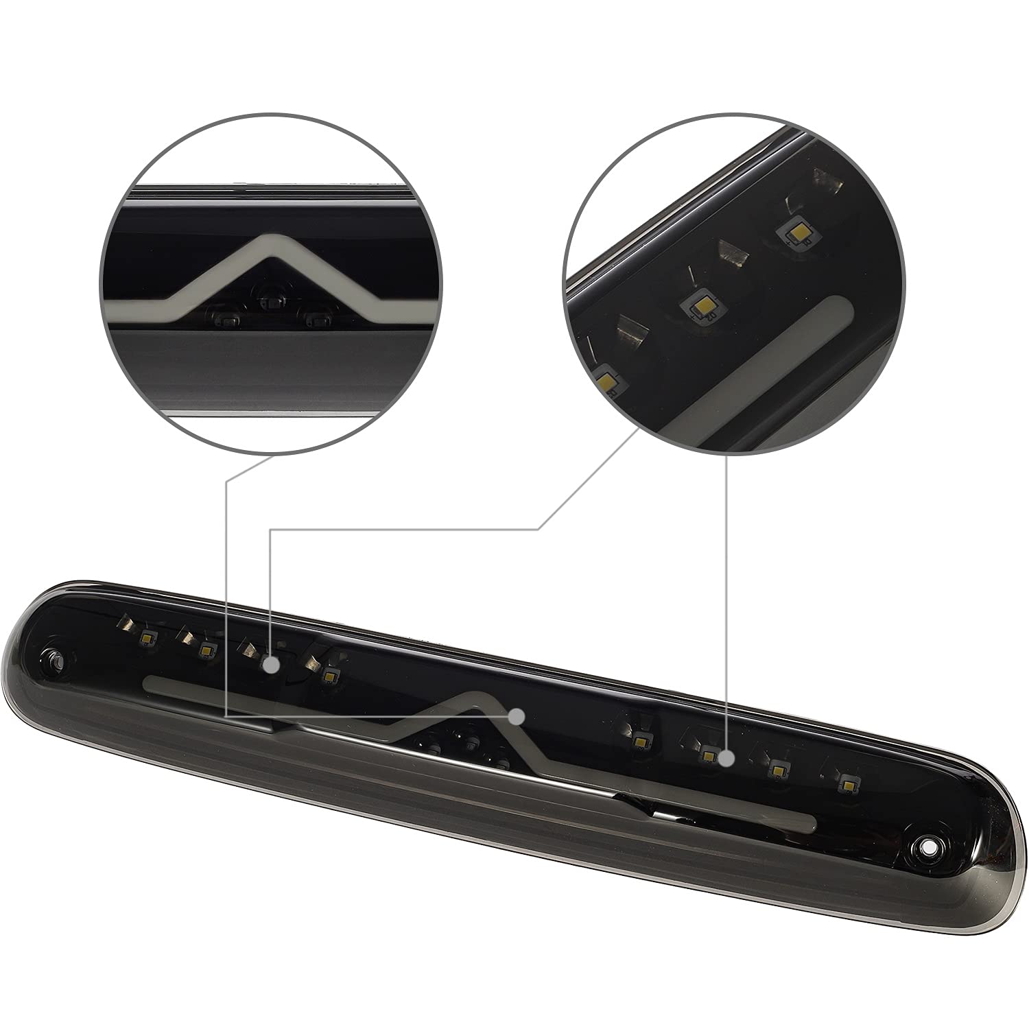 Partsam LED 3rd brake light delivers bright stop illumination
