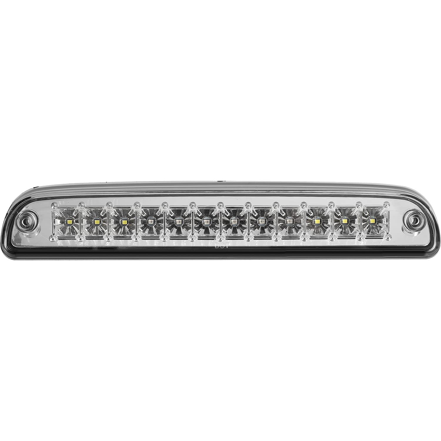 Partsam LED third brake light with chrome housing improves rear visibility