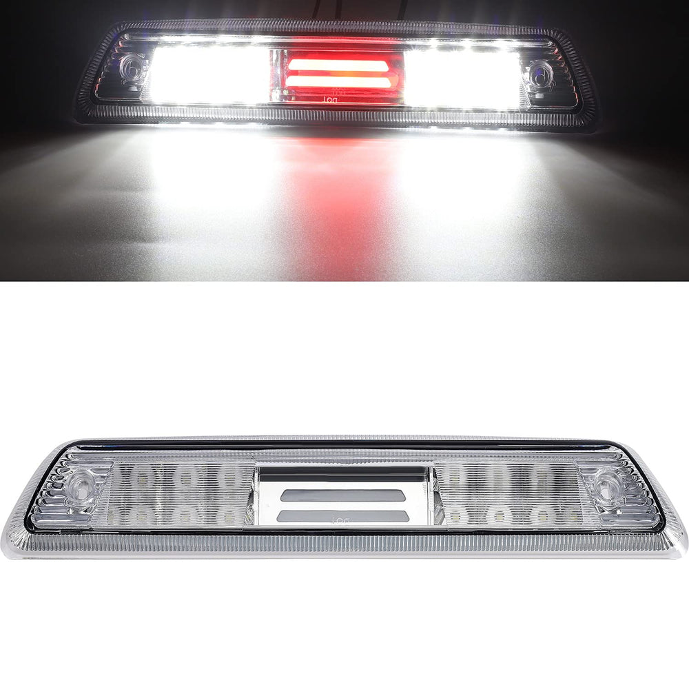 Partsam LED 3rd brake light for Ford F-150 with chrome housing improves visibility
