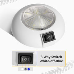 Partsam dome light for boats provides bright, even cabin lighting.