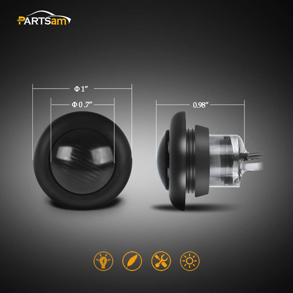 Partsam LED marker light packaging highlighting 20-pack contents
