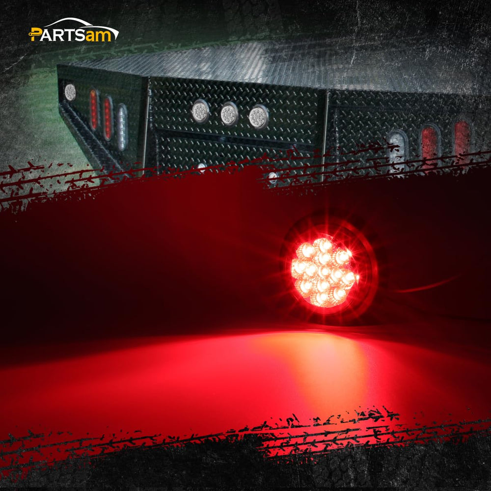 Partsam LED marker light with grommet and pigtails included for easy install