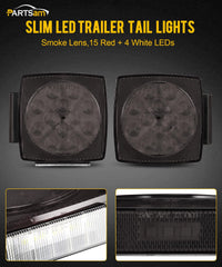 Partsam LED trailer light with five functions for clear signaling
