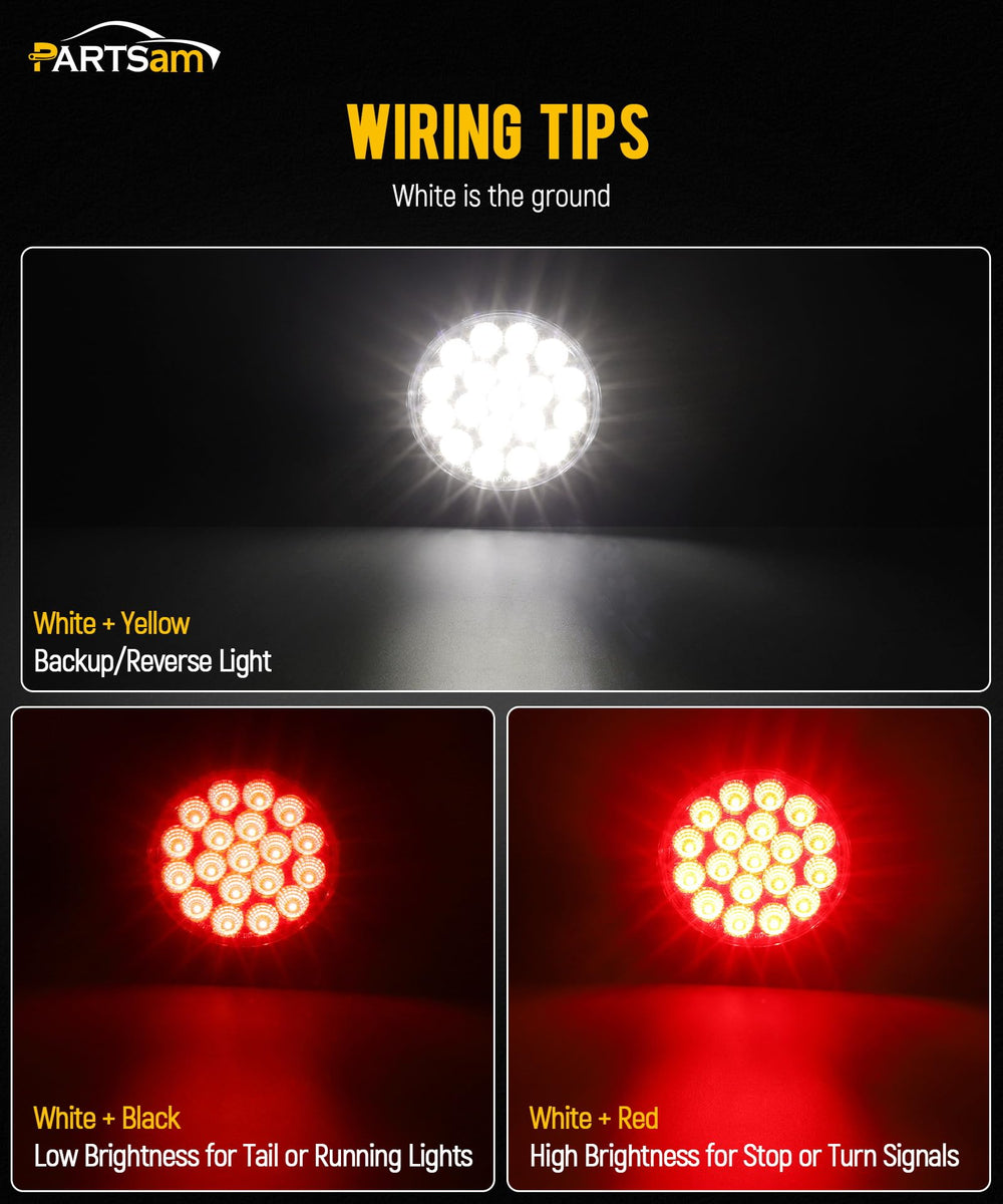 Partsam LED trailer tail light assembly for trucks
