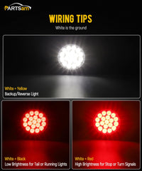 Partsam LED trailer tail light assembly for trucks