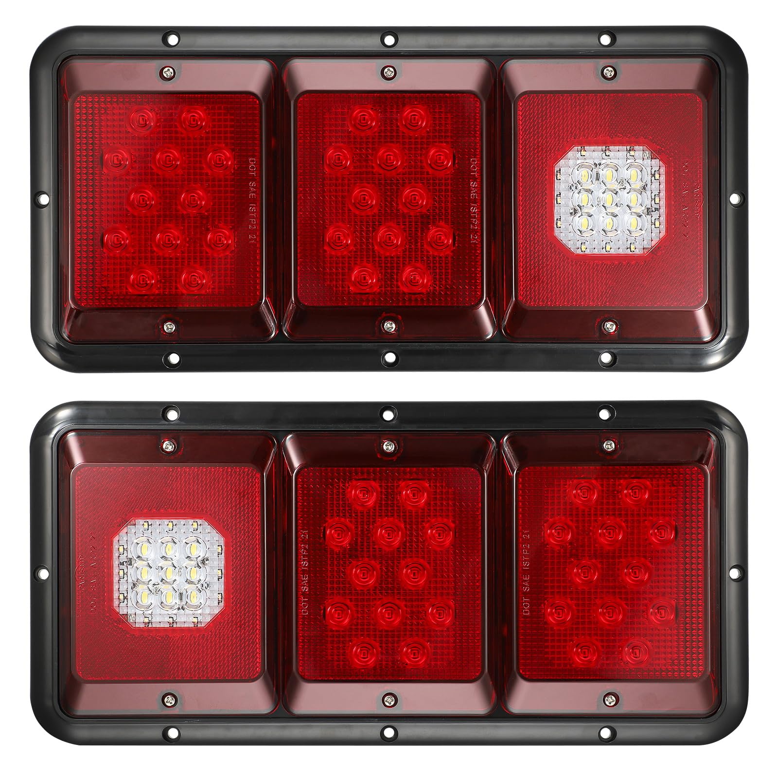 Partsam LED triple tail light overview for trailers, RVs, campers