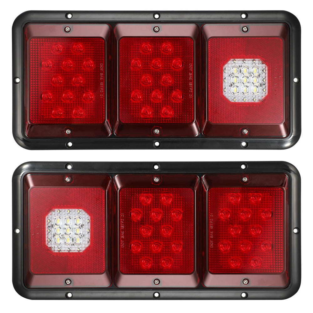 Partsam LED triple tail light overview for trailers, RVs, campers