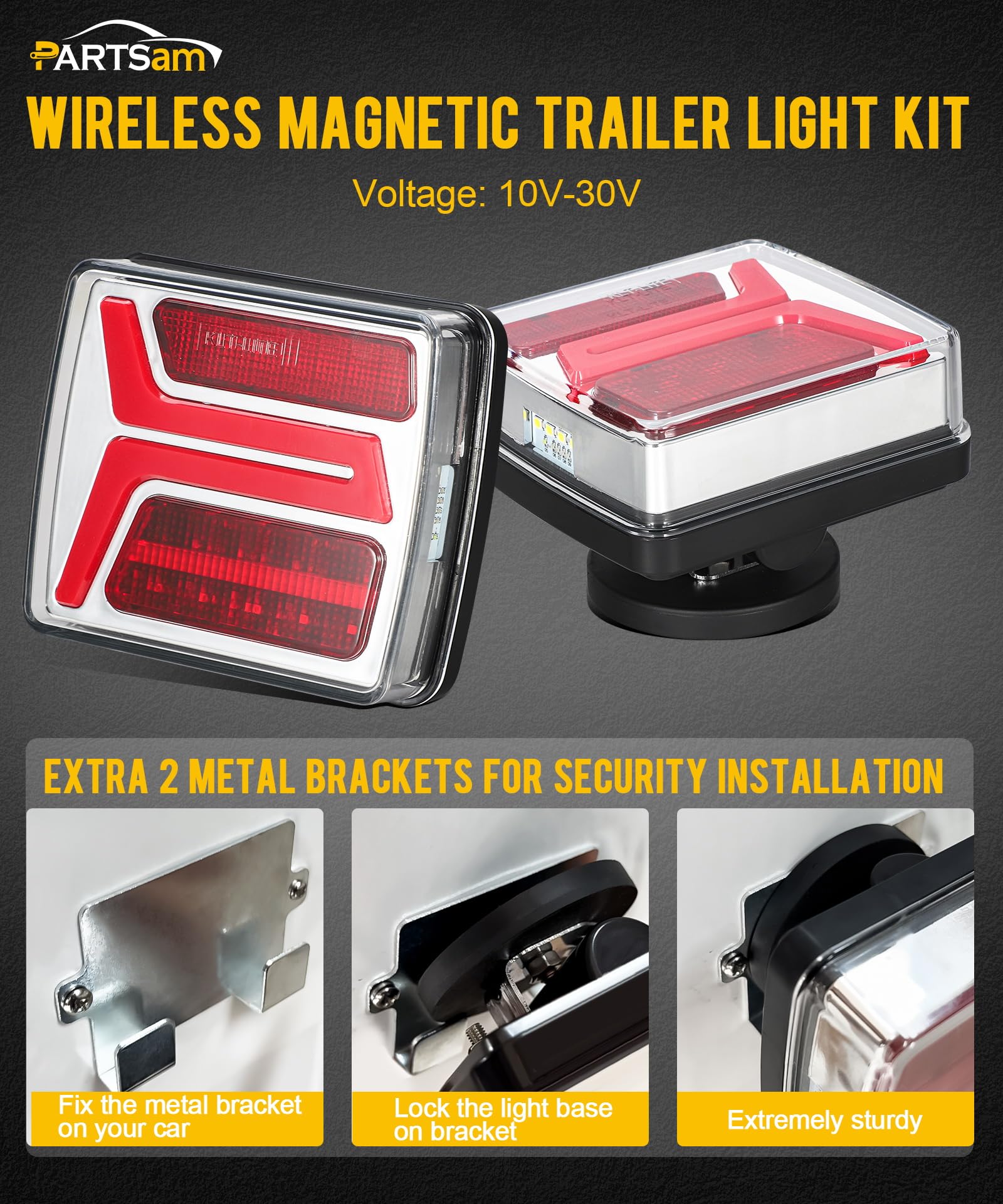 Partsam transmitter with 7-pin connector suitable for trucks and trailers