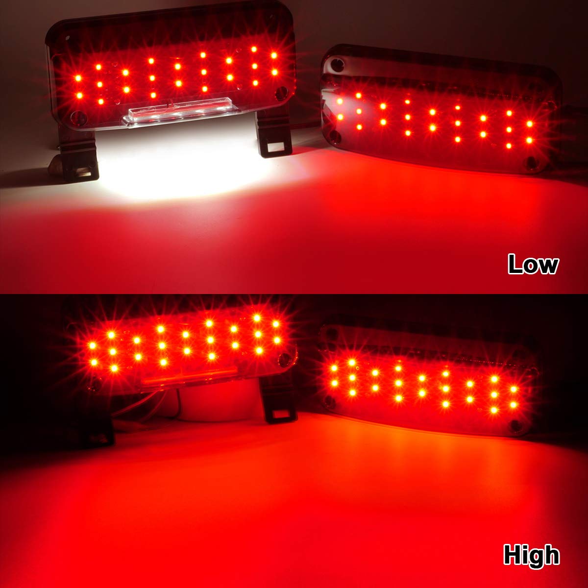 Partsam license plate light built-in for rear plate illumination