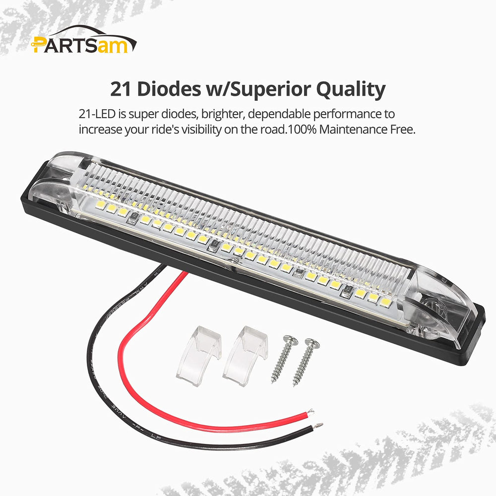 Partsam marine LED strip with clear lens for boat cabin lighting