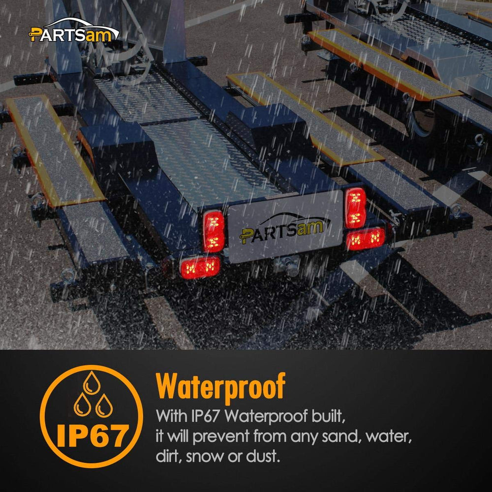 Partsam middle-wiring exit enables simple installation on various surfaces