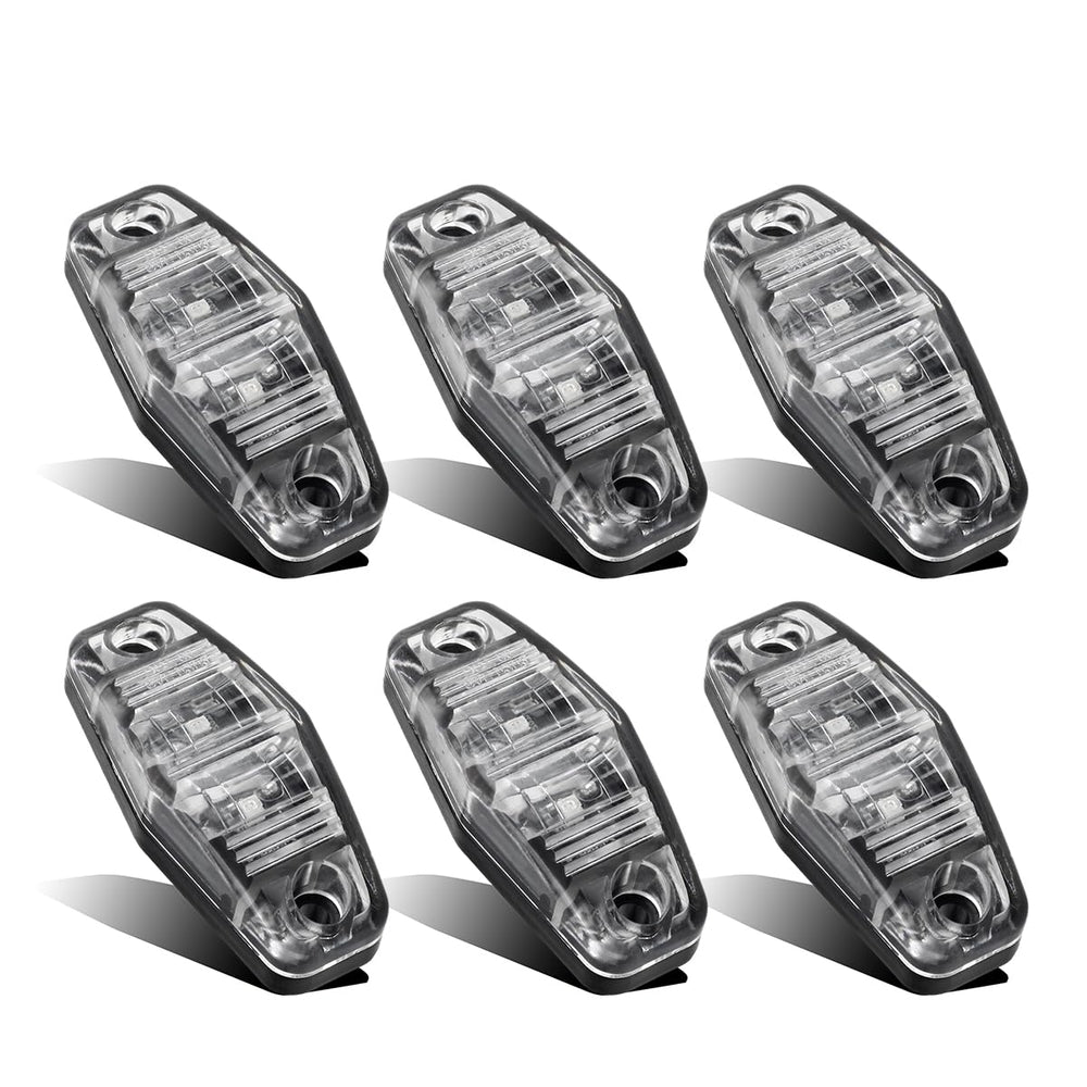 Partsam mini oval LED light amber side marker for trailers and trucks.