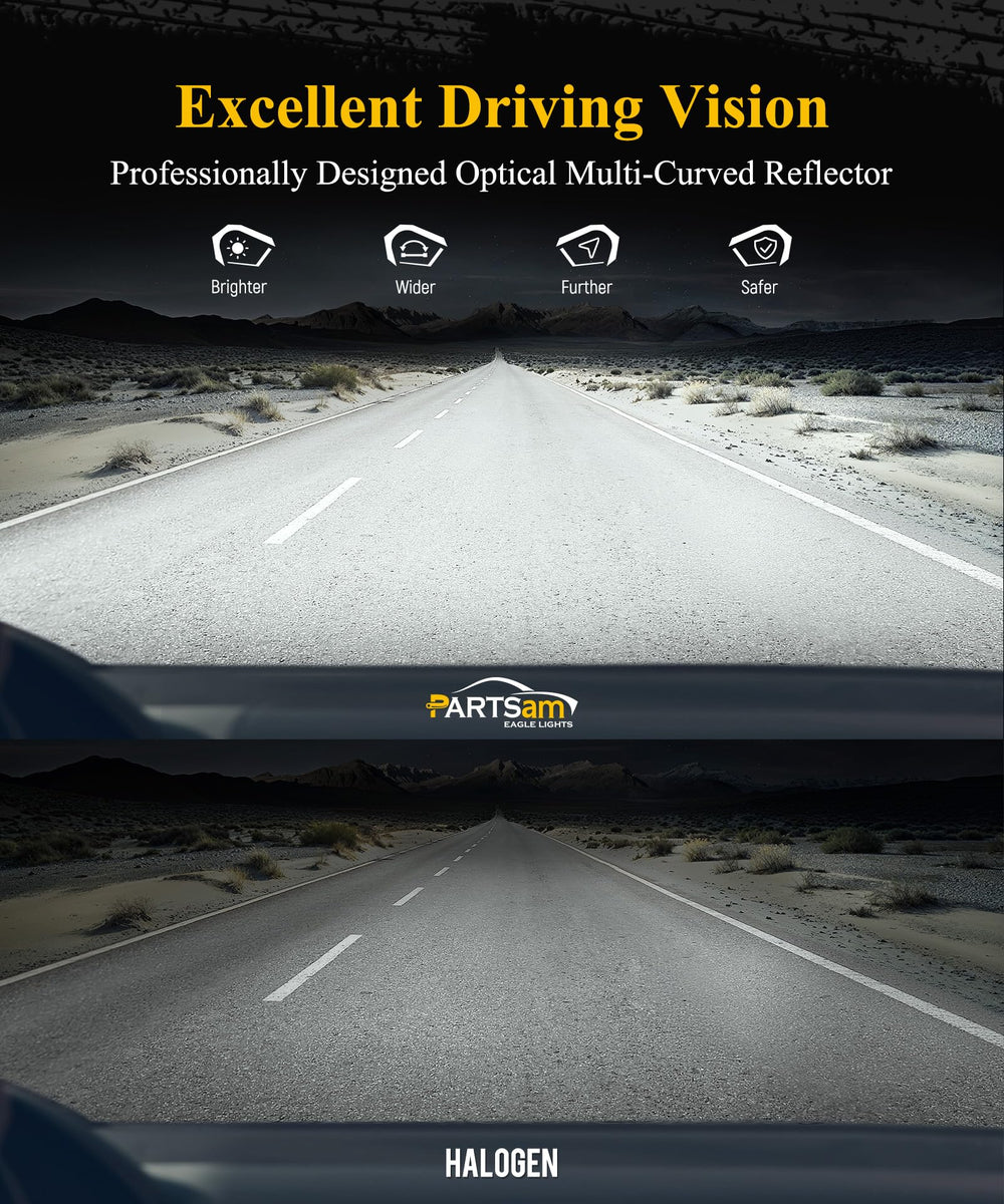 Partsam sequential turn signal LED headlights for improved signaling