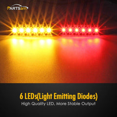 Partsam surface-mount LED light, waterproof and durable for outdoor vehicle use