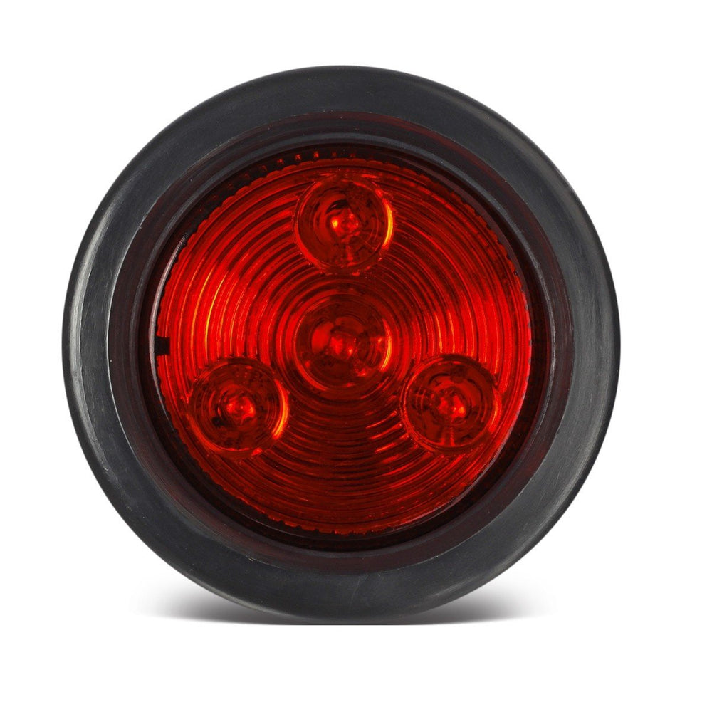 Partsam 2-inch round LED trailer marker light for versatile use.