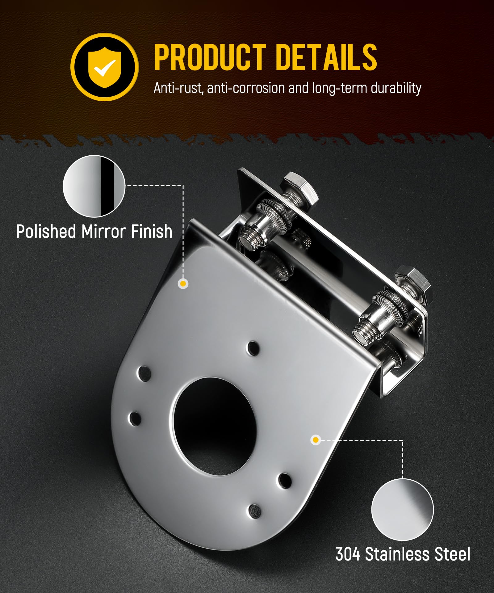 Partsam two-pack watermelon brackets ready for multi-light setups