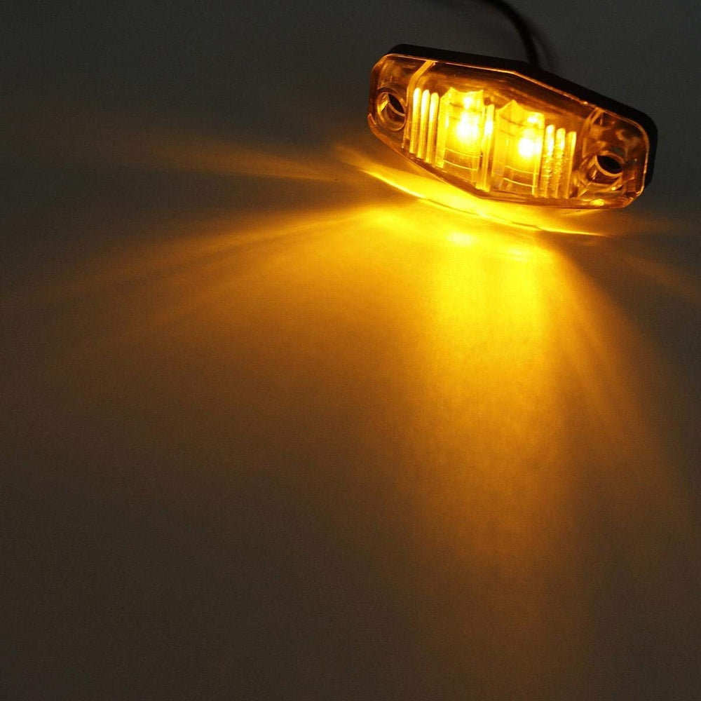 Partsam two-wire amber LED trailer light offering 80 lumens of visibility.
