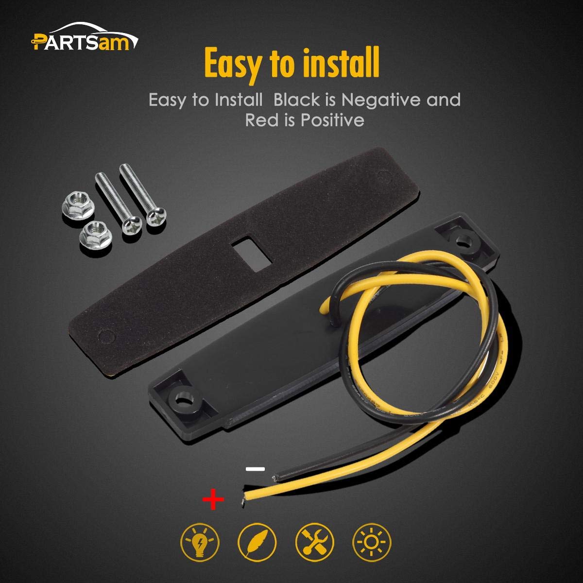 Partsam vehicle marker light suitable for trucks, buses, trailers, and RVs