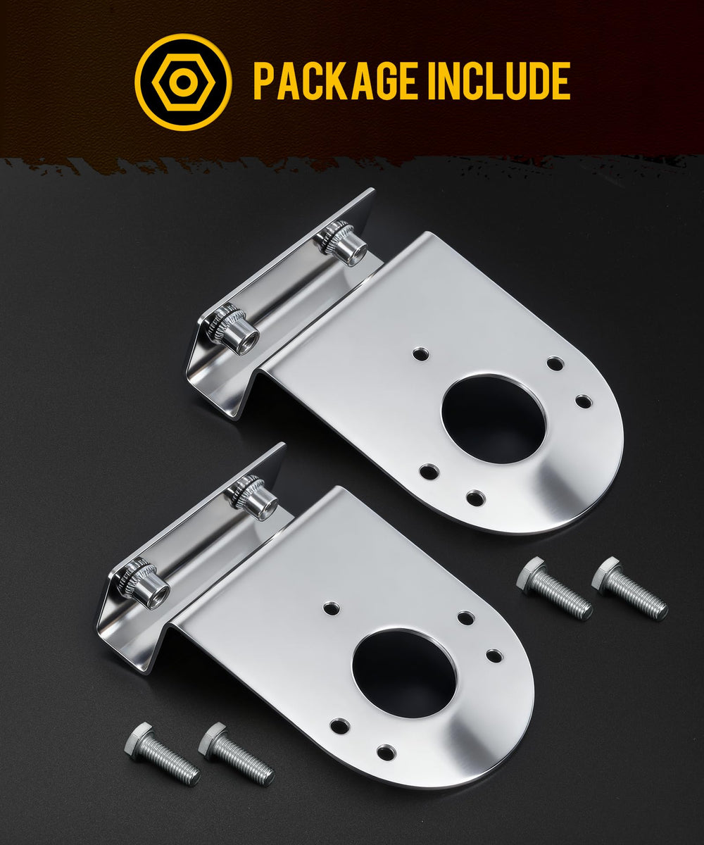 Partsam frame brackets for trucks deliver eye-catching illumination and customization.