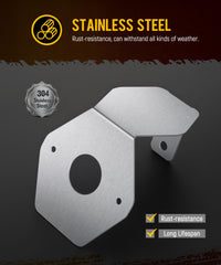 Partsam watermelon light bracket installation demonstrates quick screw mounting for a stable wobble-free fit