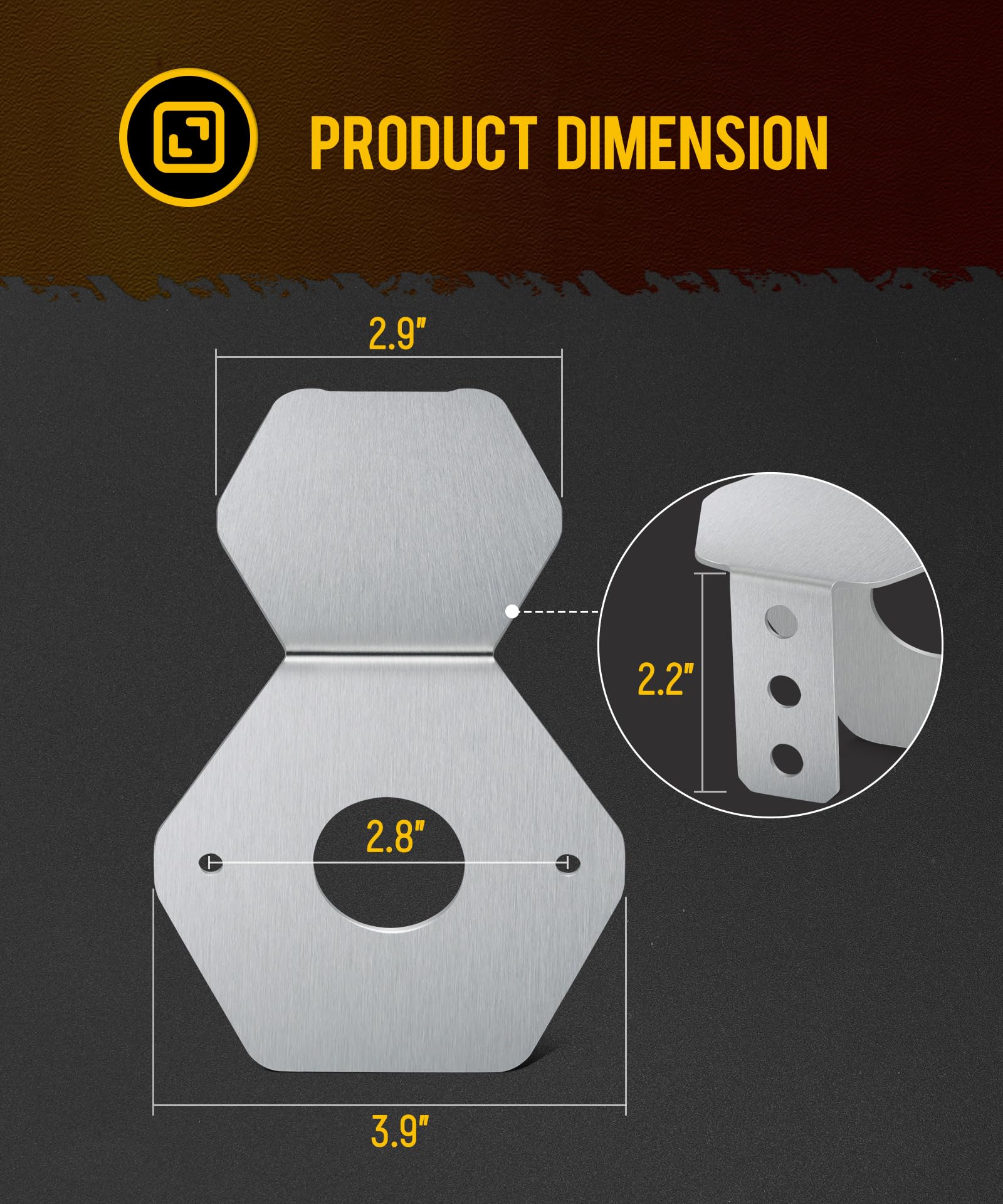 Partsam watermelon light bracket universal fit ensures compatibility with most watermelon lights
