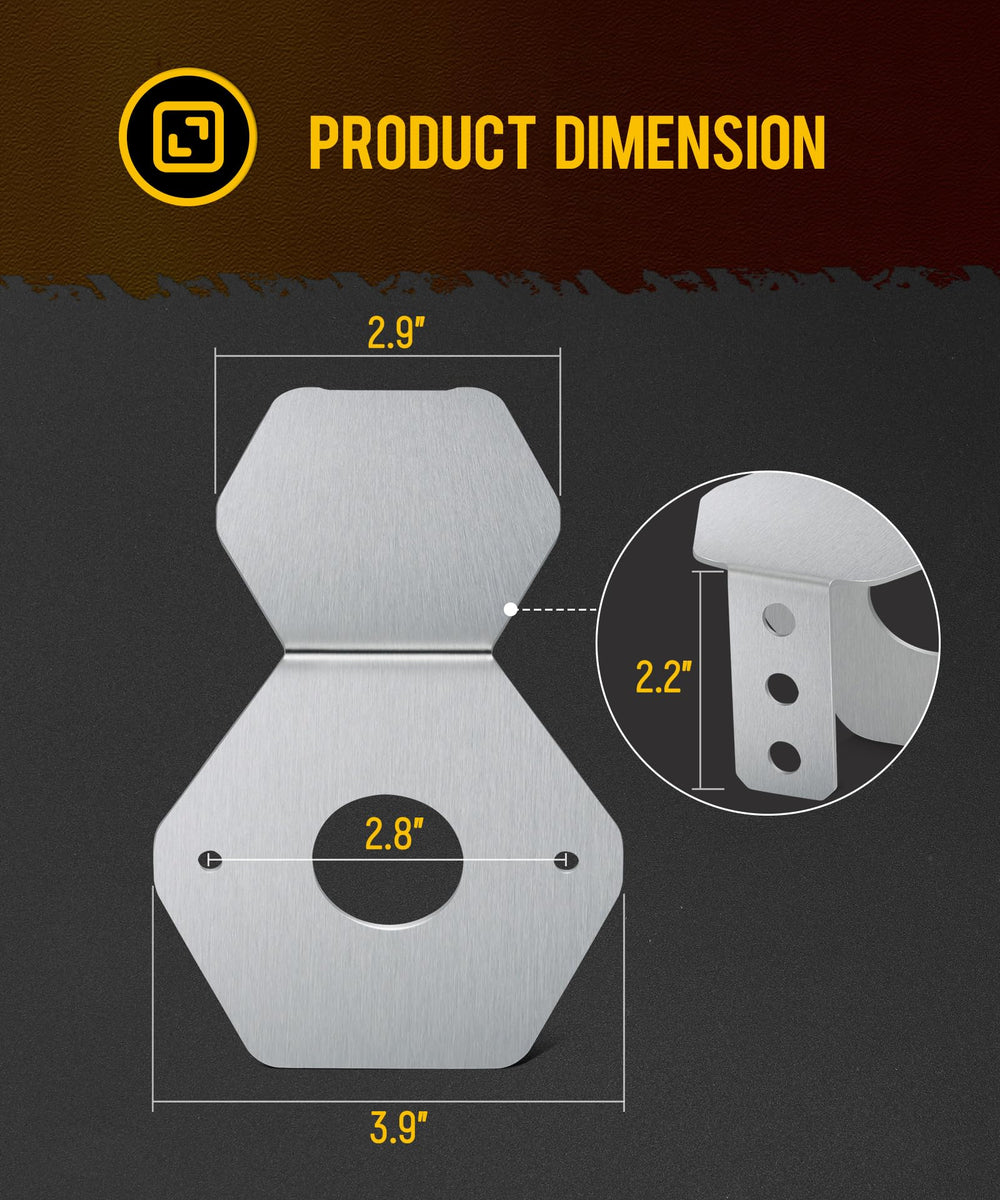 Partsam watermelon light bracket universal fit ensures compatibility with most watermelon lights