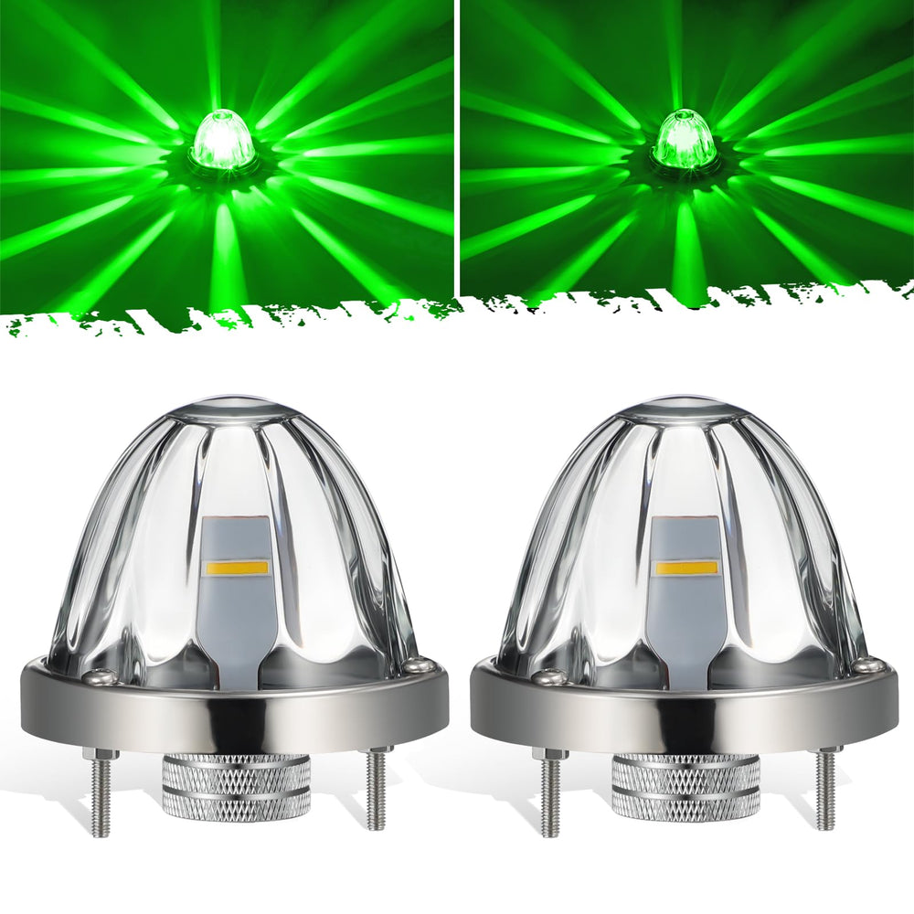 Partsam watermelon light with glass lens provides bright side-marker visibility for trucks