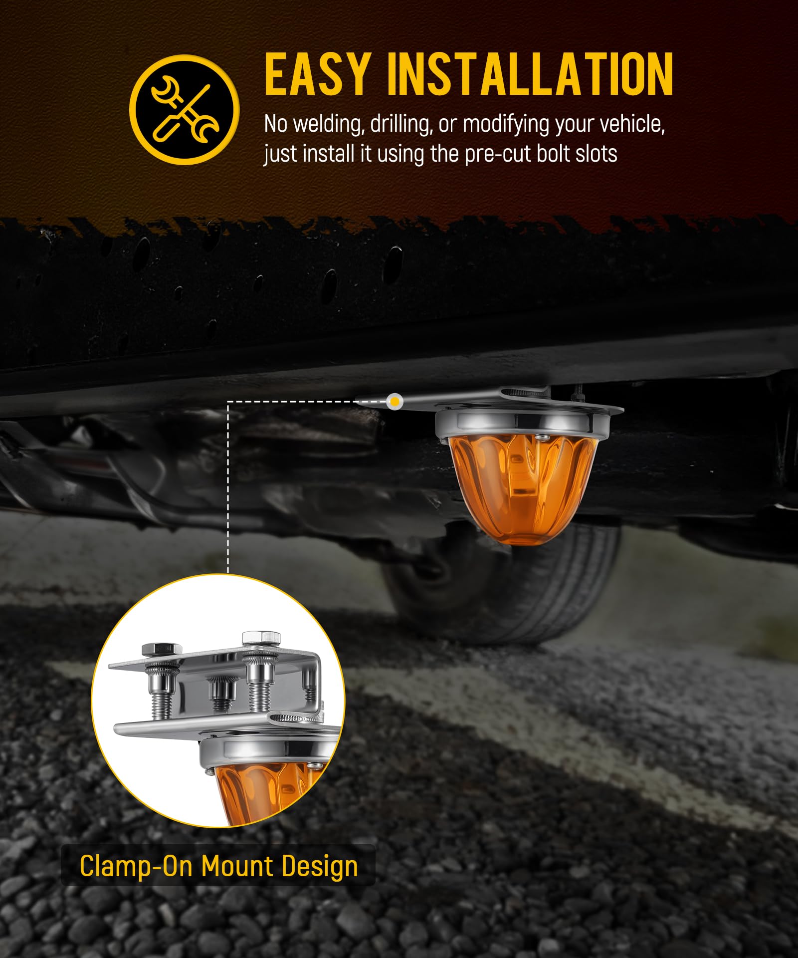 Partsam 304 stainless bracket offers corrosion resistance for all-weather truck setups