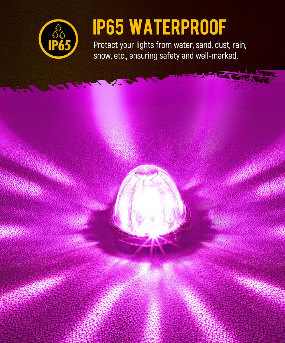 Partsam purple watermelon light weatherproof seal withstands elements