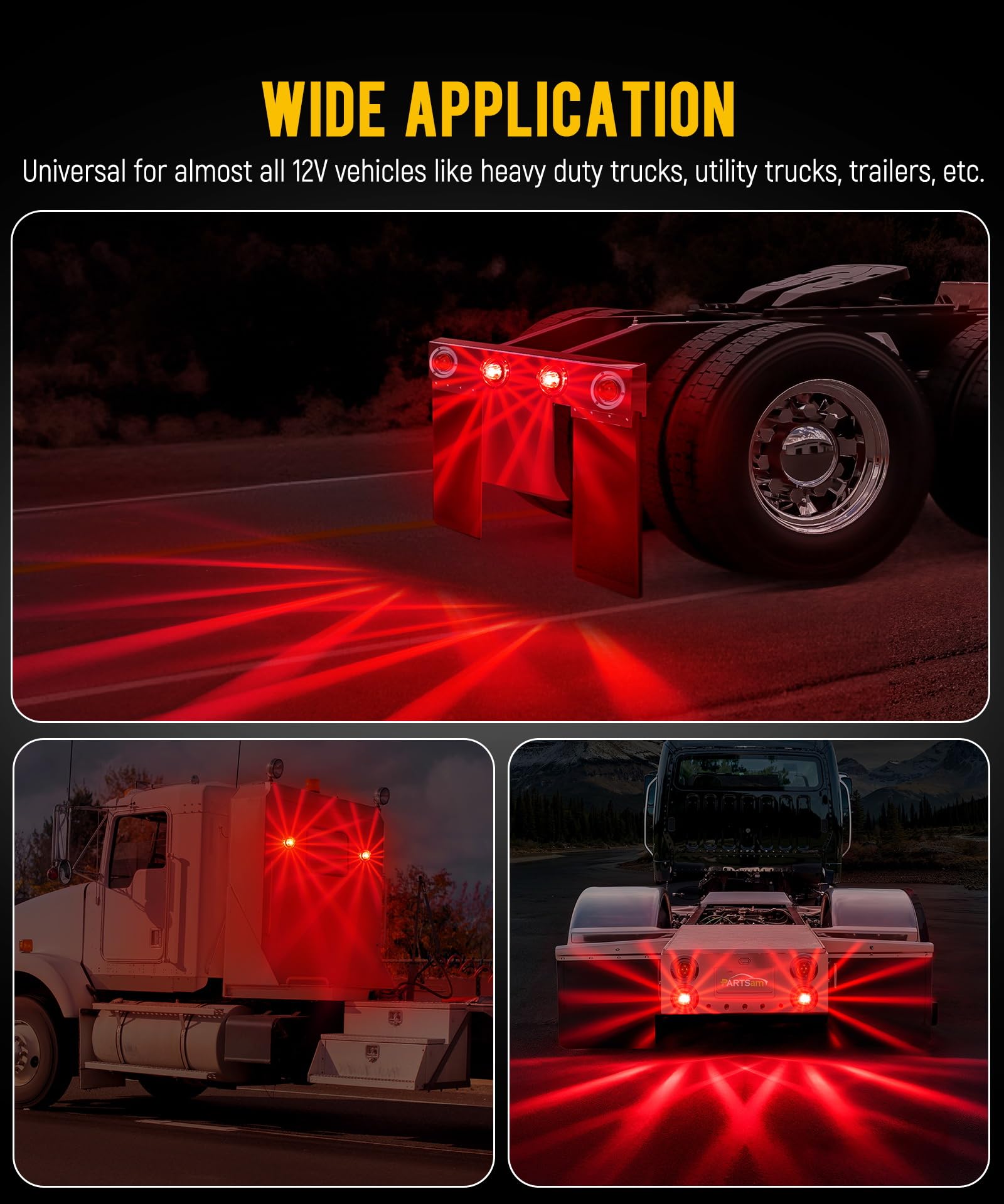 Partsam Watermelon Lights 12V universal compatibility for trucks and RVs