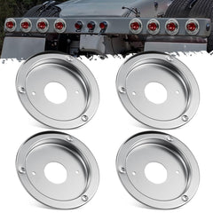 Partsam watermelon lights bunk adapter round bezel cover for secure weatherproof mounting