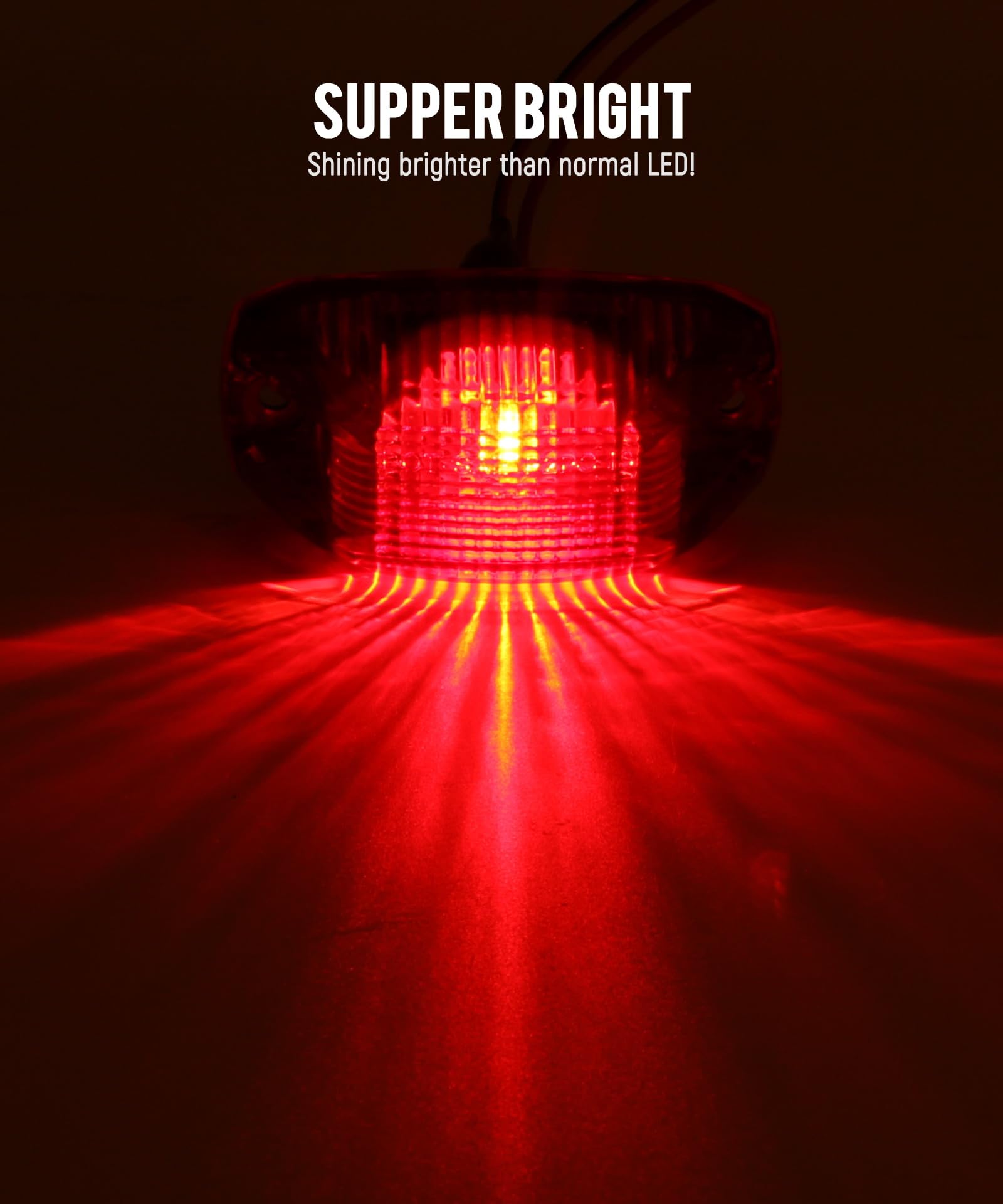 Partsam IP65 waterproof cab light protects against rain and snow.