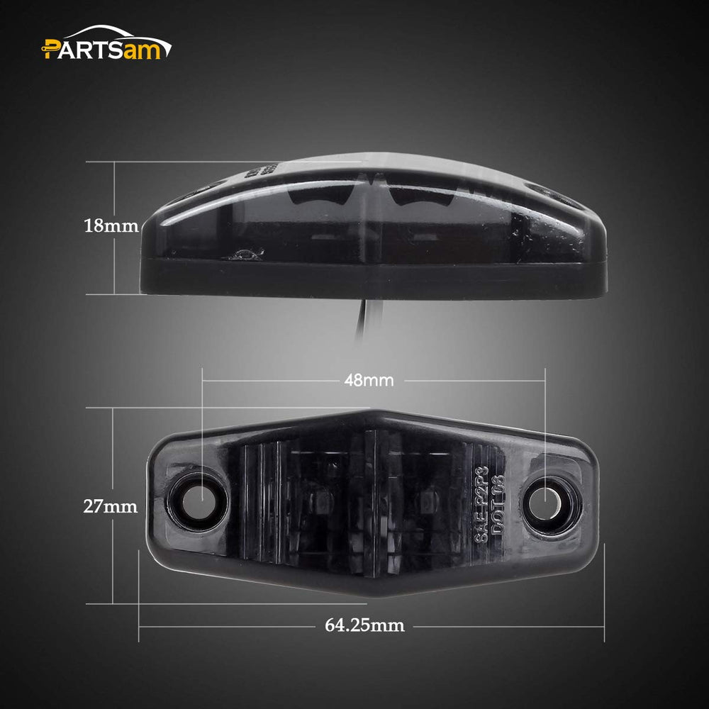 Partsam waterproof sealed marker light built to withstand outdoor conditions.