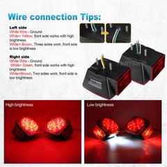 Partsam waterproof trailer lights stay sealed to resist water, dust, and snow.