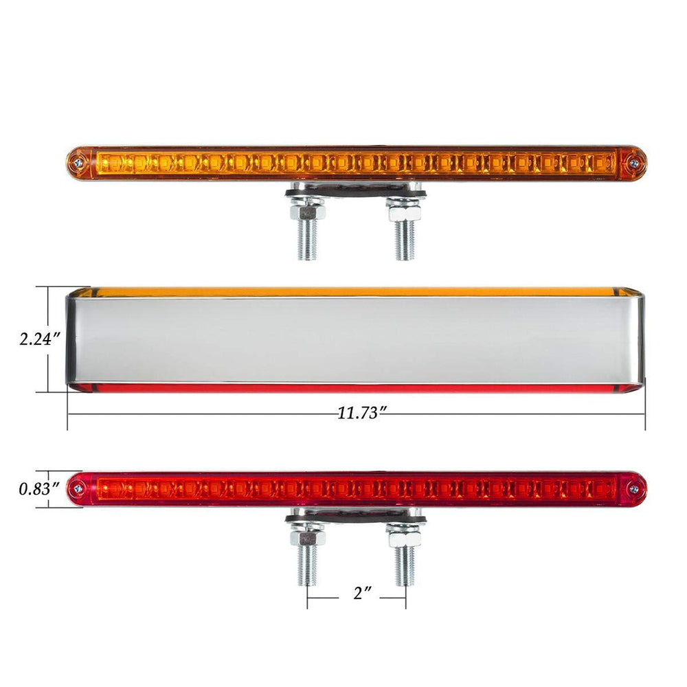 Partsam DOT-compliant trailer light bar supports street-legal signaling.