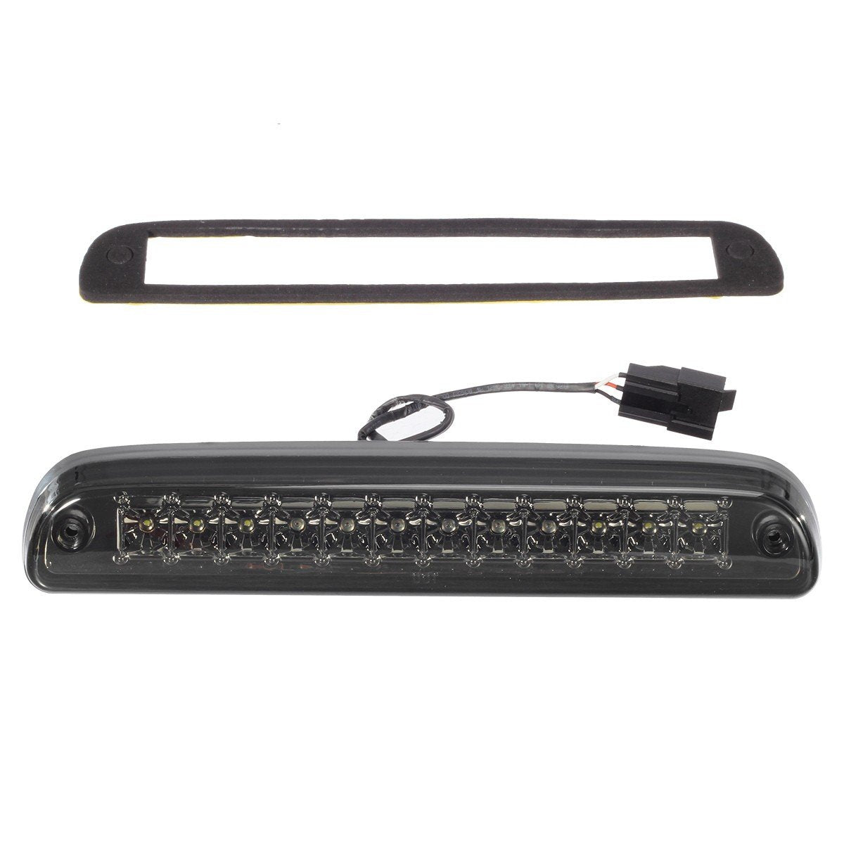 Partsam white cargo light beam angled toward truck bed for cargo visibility.