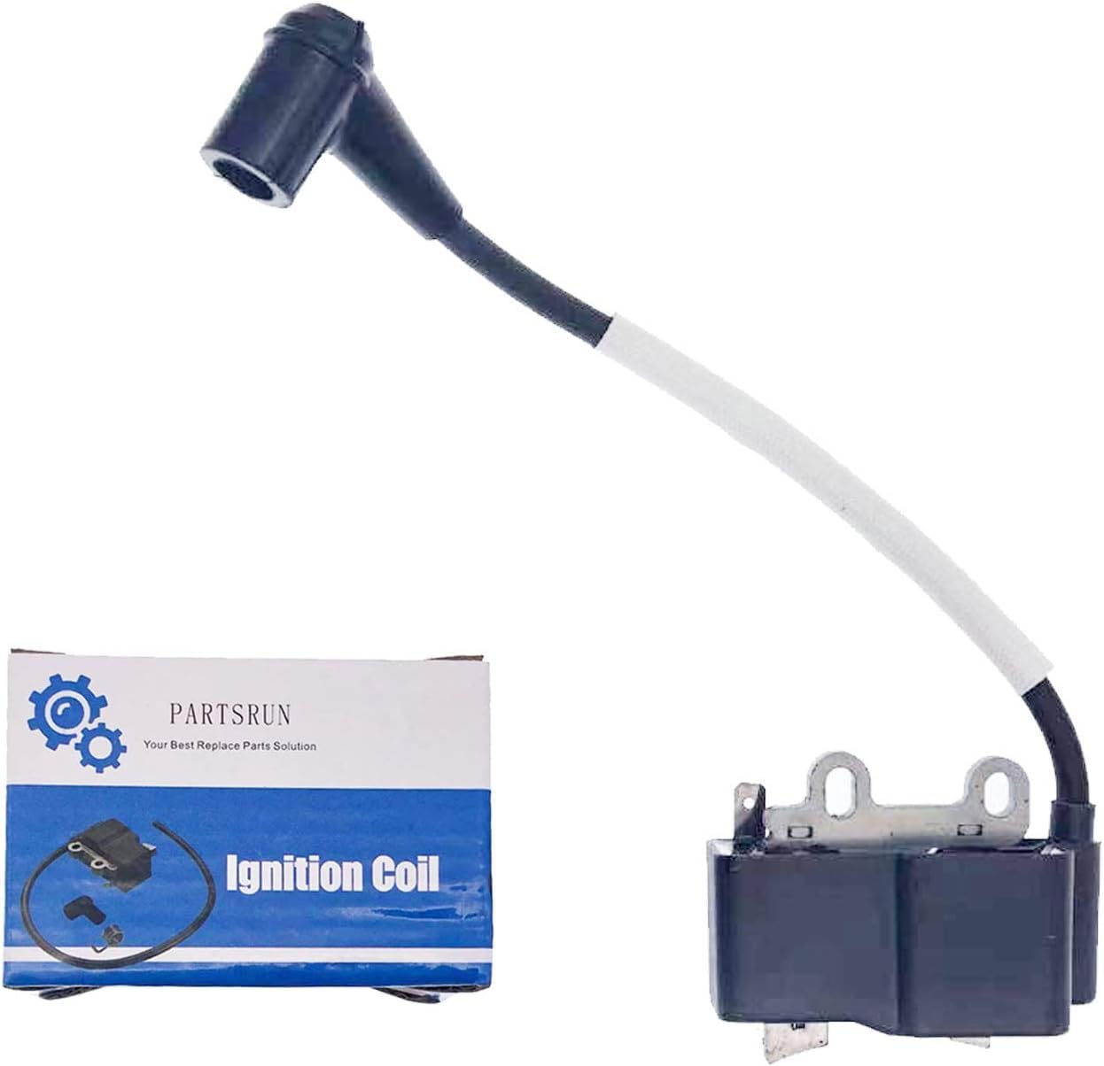 PARTSRUN ignition coil with boot assembly for Echo models